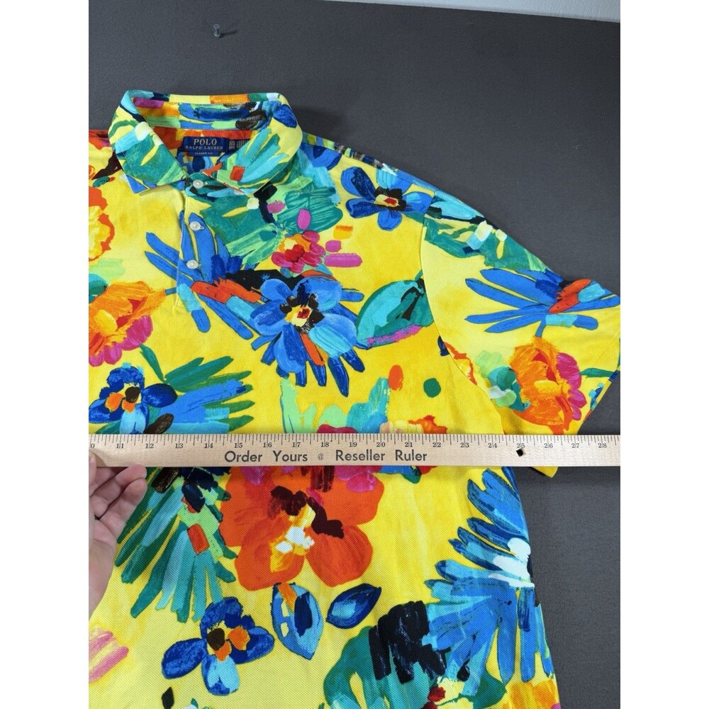 Polo Ralph Lauren Shirt Mens XXL Multicolor Floral Classic Fit Hawaiian Artist - Picture 5 of 7